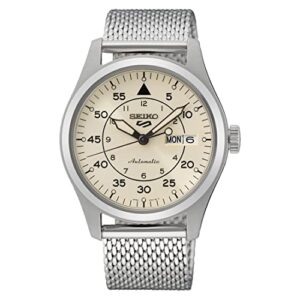 seiko 5 sports automatic cream dial men's watch srph21k1