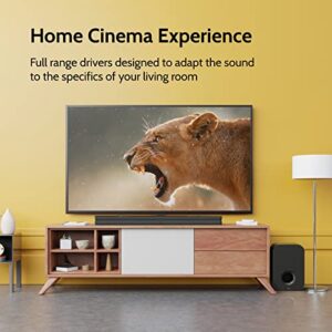 i-box 150W Soundbar with Wireless Subwoofer, Resonate TV Soundbar System with 3D Surround Sound, Bluetooth 5.0, HDMI (ARC), Optical Input