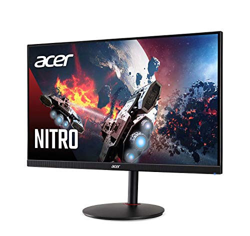 Acer Nitro XV272U Vbmiiprx 27" Zero-Frame WQHD 2560 x 1440 Gaming Monitor | AMD FreeSync Premium Agile-Splendor IPS Overclock to 170Hz Up 0.5ms 95% DCI-P3 1 Display Port & 2 HDMI 2.0