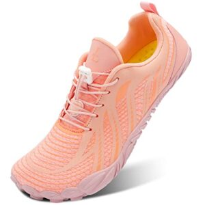 l-run womens water shoes lightweight hiking shoes quick drying pink m us (women 8.5, men 7)=eu39