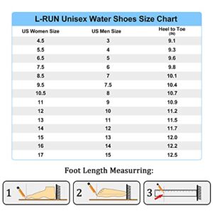 L-RUN Womens Water Shoes Lightweight Hiking Shoes Quick Drying Pink M US (Women 8.5, Men 7)=EU39