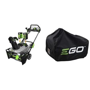 ego power+ snt2102 21-inch 56-volt cordless snow blower with peak power two 5.0ah batteries and charger included & ego power+ snt2100 snow blower cover
