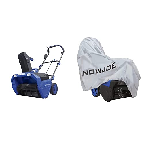 Snow Joe 24V-X2-20SB 20-Inch 48 Cordless Snow Blower, Kit (w/2 x 24-Volt 4.0-Ah Batteries and Charger) & SJCVR-21 Cover