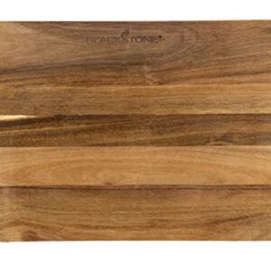 BLACKSTONE 5595 Solid Acacia Wood Griddle Cutting Board with Feet (17 x 12”)- Large and Lightweight, Premium Durable Quality to Chop Vegetables for Indoor, Outdoor, Kitchen, Easy to Clean (Rectangle)