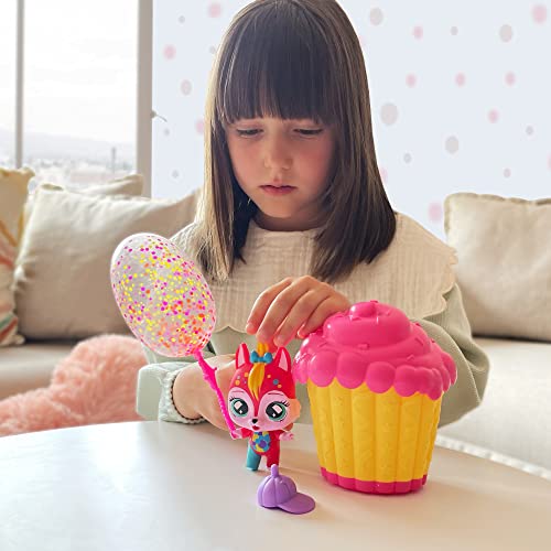 Bubiloons Confetti - 8+ Accessories, Surprise Character That Blow Bubbles, for Girls and Kids 5 and up