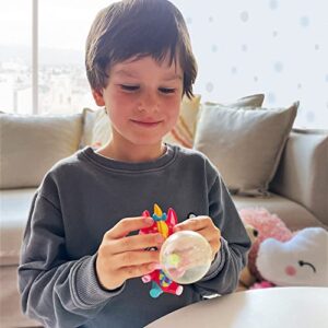 Bubiloons Confetti - 8+ Accessories, Surprise Character That Blow Bubbles, for Girls and Kids 5 and up