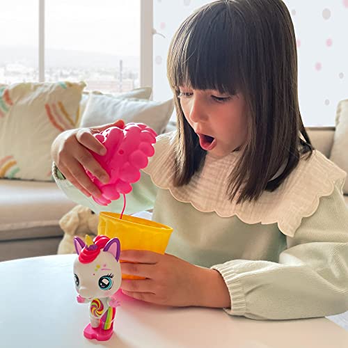 Bubiloons Confetti - 8+ Accessories, Surprise Character That Blow Bubbles, for Girls and Kids 5 and up