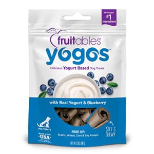 fruitables real yogurt treats – roll-up dog treats – blueberry flavor – natural ingredients – 12 ounces