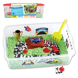 Creativity for Kids Sensory Bin: Race Track - Fine Motor Skills Toys for Kids, Pretend Play Preschool Toys for Toddlers Ages 3+