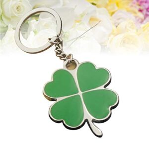 DOITOOL Four Leaf Clover Keychain Shamrock Keychain Keyring Charm Pendants, Lucky Key Chain St. Patricks Day Charms