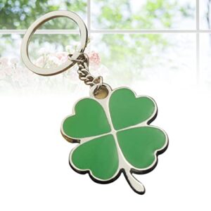 DOITOOL Four Leaf Clover Keychain Shamrock Keychain Keyring Charm Pendants, Lucky Key Chain St. Patricks Day Charms