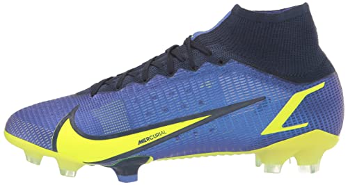 Nike Superfly 8 Elite FG Mens Football Boots CV0958 Soccer Cleats (UK 11 US 12 EU 46, Sapphire Volt Blue Void 574)