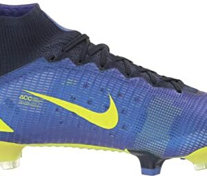 Nike Superfly 8 Elite FG Mens Football Boots CV0958 Soccer Cleats (UK 11 US 12 EU 46, Sapphire Volt Blue Void 574)