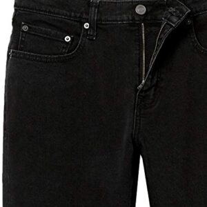 Amazon Essentials Men's Relaxed-Fit Stretch Jean, Washed Black, 54W x 34L