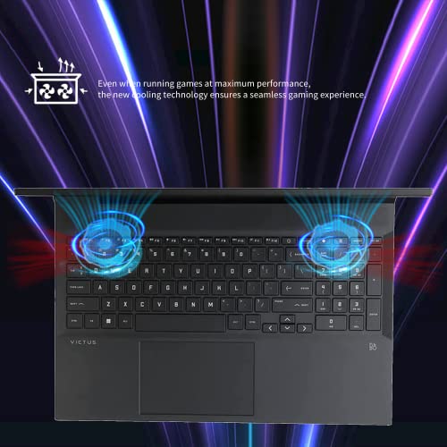 HP 2022 Victus 15.6" FHD Gaming Laptop, AMD Ryzen 7-5800H (Beats i7-10870H), 64GB RAM, 2TB PCIe SSD, NVIDIA GeForce RTX 3050 Ti, Backlit Keyboard, Win 11, Mica Silver, 32GB SnowBell USB Card