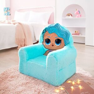 Idea Nuova Figural Plush Foam Chair for Kids, LOL Surprise 13D x 17W x 20H in