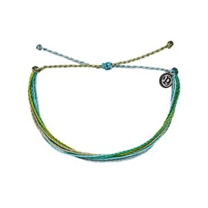 pura vida one tree planted charity bracelet - 100% waterproof, adjustable band - plated brand charm