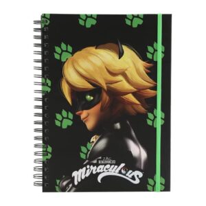 zag store - miraculous ladybug - super heroes notebook cat noir a5