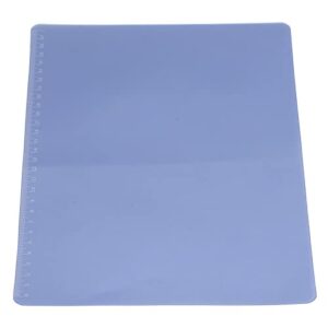 Clear Clipboard, Plastic Clipboard Easy To Clean Multifunctional Soft Portable for Drawing for Writing(EVA Exam Pad A4-Athens Blue)