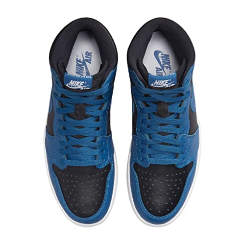 Jordan Mens Air 1 High OG 555088 404 Dark Marina Blue - Size 10