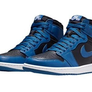 Jordan Mens Air 1 High OG 555088 404 Dark Marina Blue - Size 10