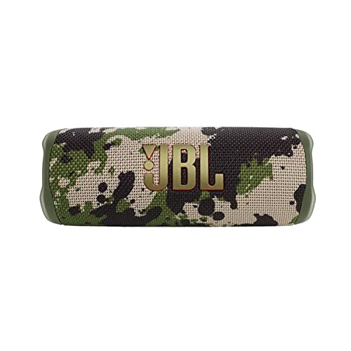 JBL Flip 6-Portable Bluetooth Speaker,Powerful Sound and deep bass, IPX7 Waterproof,12 Hours of Playtime,PartyBoost for Multiple Speaker Pairing for Home,Outdoor and Travel (Squad),Camouflage