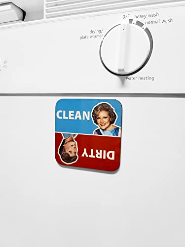 Blanche Rose Dirty Clean Dishwasher Magnet