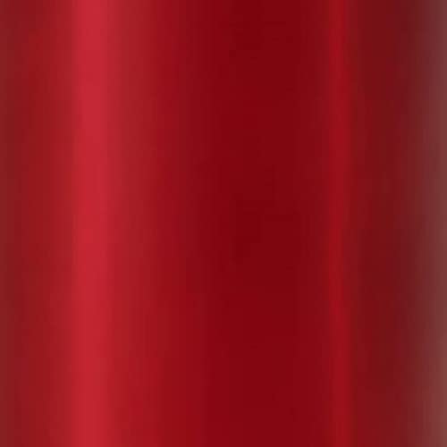 CURVER Metal Effect Kitchen One Touch Deco Bin, Red, 50 Litre