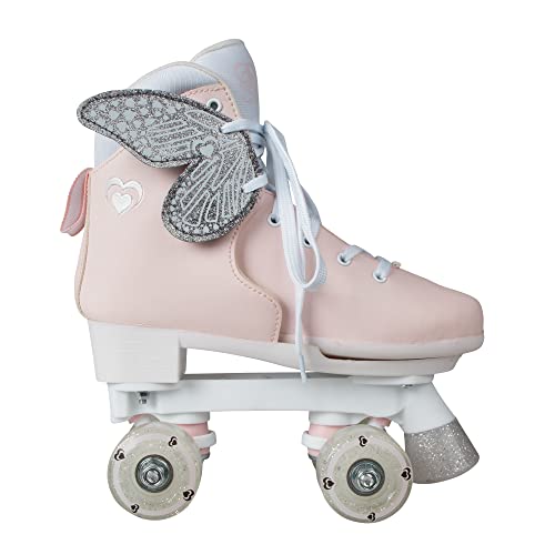 Circle Society Adjustable Roller Skates- Classic - Inverted Pink Vanilla SZ 3-7