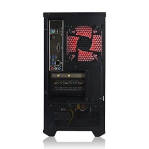 AVGPC Hellfire Series Gaming PC - AMD Ryzen 5 5600G 6-Core 3.90 GHz, RTX 3050 8GB DDR6, 16GB 3200MHz DDR4, 1TB NVME M.2 SSD, Hyper 212 RGB Cooler, RGB Fans, MasterBox 3.1 Lite TG Case, Windows 11