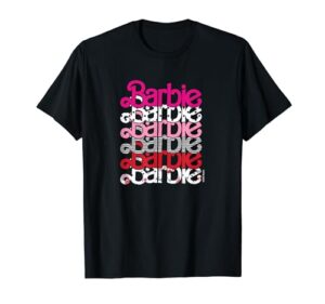 barbie - classic barbie logo v-day t-shirt