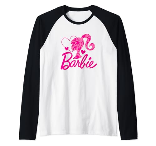 Barbie - Heart Logo Raglan Baseball Tee