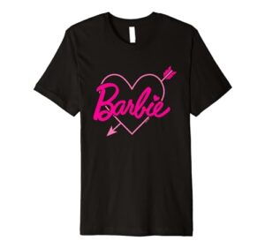 barbie - cupid heart logo premium t-shirt