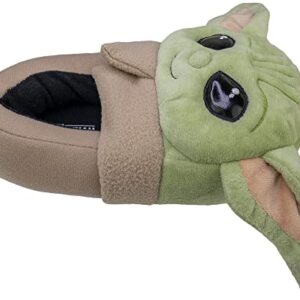 STAR WARS The Mandalorian, Grogu Baby Yoda Boys Slipper Full Body, Kids Size 13/1