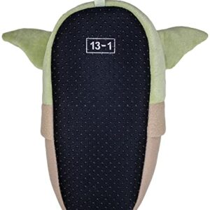 STAR WARS The Mandalorian, Grogu Baby Yoda Boys Slipper Full Body, Kids Size 13/1