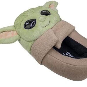 STAR WARS The Mandalorian, Grogu Baby Yoda Boys Slipper Full Body, Kids Size 13/1