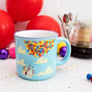 Silver Buffalo Disney Pixar UP Adventure is Out There 20-Ounce Ceramic Camper Mug | BPA-Free Travel Coffee Cup for Espresso, Caffeine, Cocoa | Home & Kitchen Essentials, and Collectibles