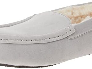 Amazon Essentials Men's Moccasin Slipper, Grey, 12