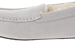 Amazon Essentials Men's Moccasin Slipper, Grey, 12