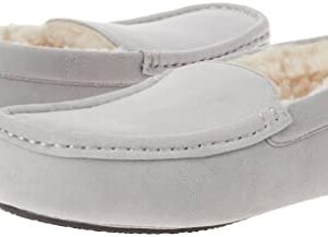 Amazon Essentials Men's Moccasin Slipper, Grey, 12