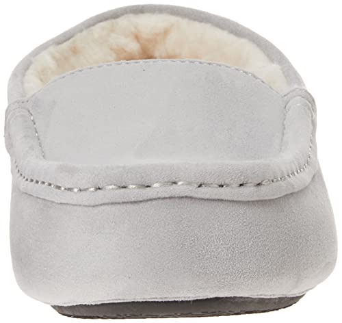 Amazon Essentials Men's Moccasin Slipper, Grey, 12