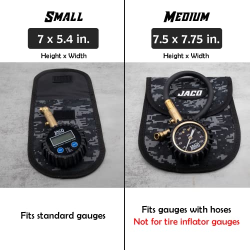 JACO Utility Tool Pouch (Medium Size) | Multi-Purpose Storage Pouch for Tire Gauges, Tools, & Accessories (Digital Camo)