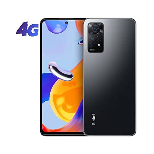 Xiaomi Redmi Note 11 Pro 4G Global Version 64GB + 6GB Unlocked 6.67" 108MP Camera Night Mode (Not Verizon Sprint Boost Cricket Metro At&T) + (w/Fast Car Charger Bundle) (Graphite Gray)