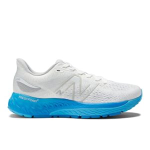 New Balance Women's Fresh Foam X 880 V12 Running Shoe, White/Vibrant Sky/Serene Blue, 9