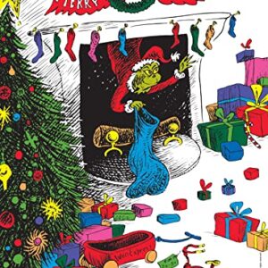 Dr. Seuss “Merry Grinchmas” 1000 Piece Jigsaw Puzzle | Collectible Puzzle Featuring The Grinch | Artwork Celebrating Classic Children's Book | Officially-Licensed Dr. Seuss Puzzle & Merchandise