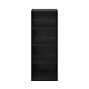 Furinno Luder Bookcase / Book / Storage, 4-Tier, Blackwood