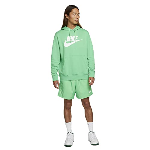 Nike Sportswear Club Fleece Men's Graphic Pullover Hoodie (Light Green Spark/Light Green Spark, Small)