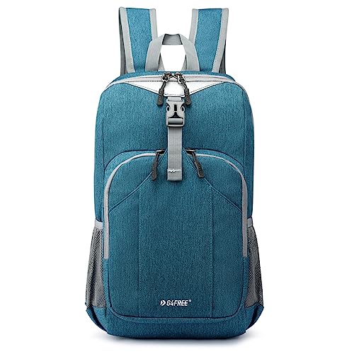 G4Free Mini 10L Hiking Daypack Small Hiking Backpack Cycling Compact Shoulder Backpack Outdoor for Men Women(Teal Blue)