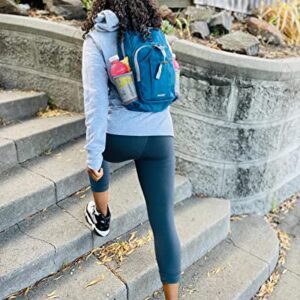 G4Free Mini 10L Hiking Daypack Small Hiking Backpack Cycling Compact Shoulder Backpack Outdoor for Men Women(Teal Blue)