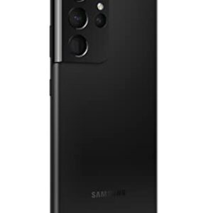 SAMSUNG Galaxy S21 Ultra 5G, 128GB, Phantom Black - Unlocked (Renewed Premium)